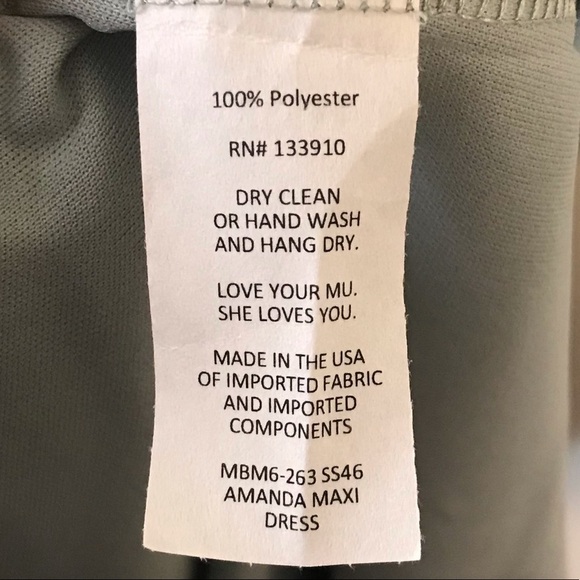 SMYM PLUS Amanda Maxi Dress Silver Sage - Picture 4 of 10